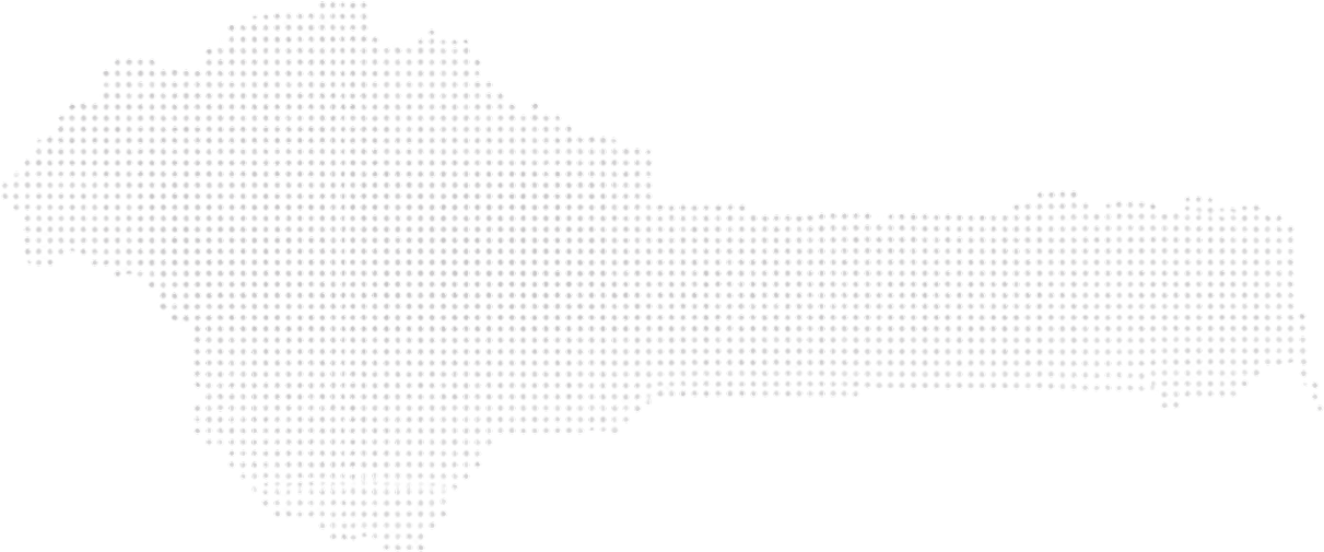 benin dotted map